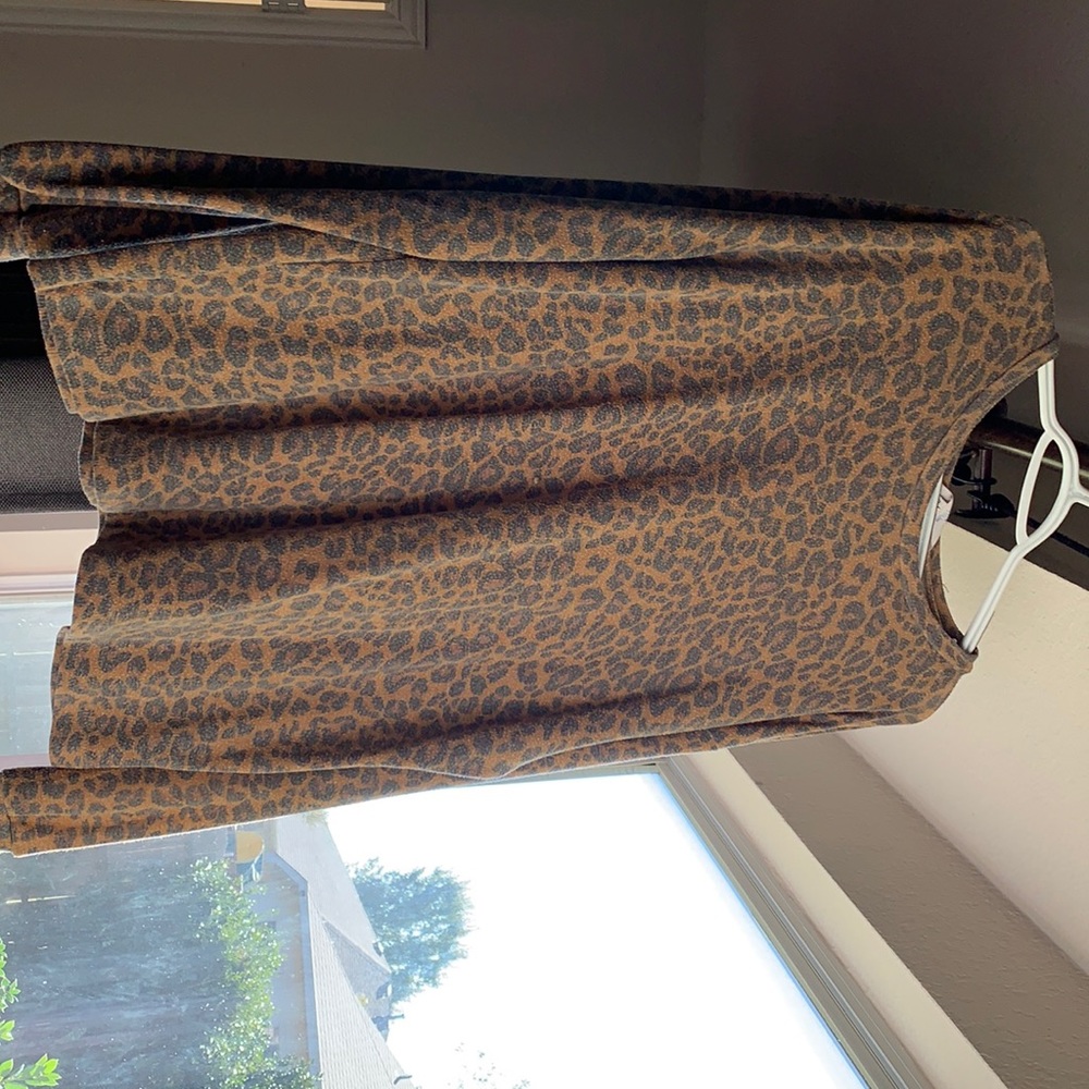 Leopard print sweater